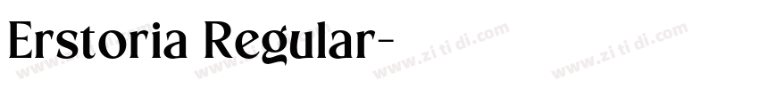 Erstoria Regular字体转换 Erstoria Regular字体转换